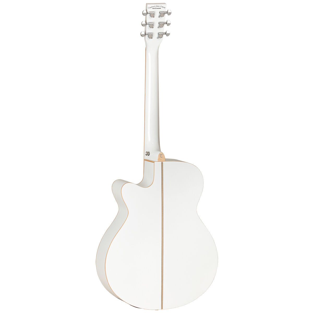 Tanglewood Winterleaf Pro Blonde Superfolk C/E Whitsunday White Gloss