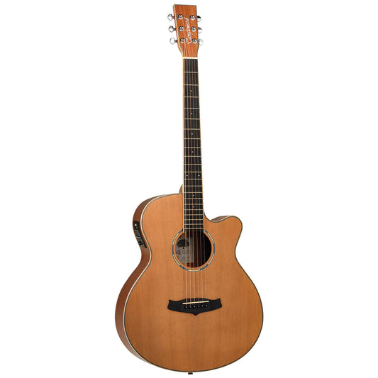 Tanglewood Winterleaf Pro Super Folk C/E Acoustic Satin Finish Guitar Acoustic Guitars