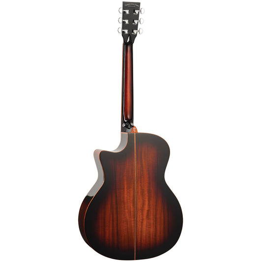 Tanglewood Winterleaf Pro Exotic Grand Auditorium Venetian C/E Koa Acoustic Guitars