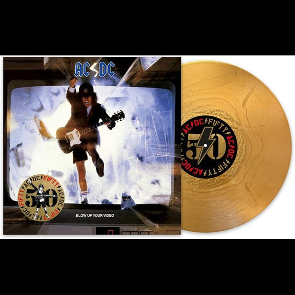 AC/DC – Blow Up Your Video Gold Vinyl Reissue LP ACDC