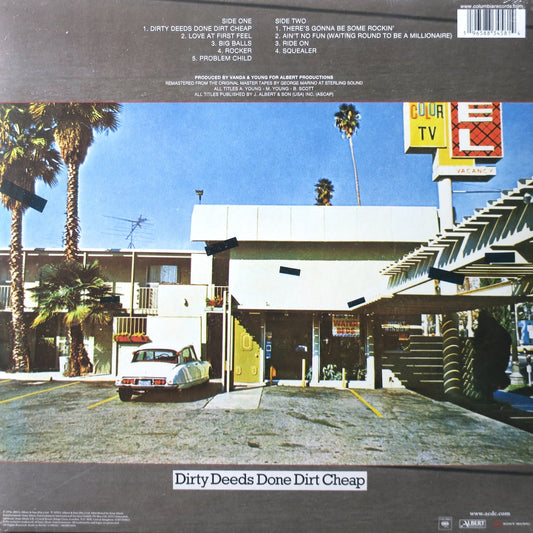 AC/DC – Dirty Deeds Done Dirt Cheap 50th Anniversary Gold Vinyl – Vinyl LP ACDC