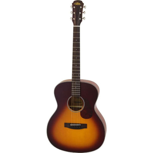 Aria 100 Series Orchestral Body Acoustic Guitar in Matte Tobacco Sunburst Aria Acoustic Guitars
