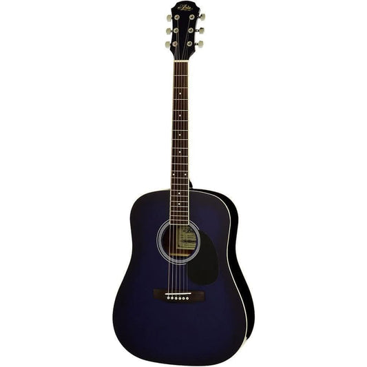 Aria AWN-15 Prodigy Series Acoustic Dreadnought Guitar in Blue Shade Gloss Aria Acoustic Guitars