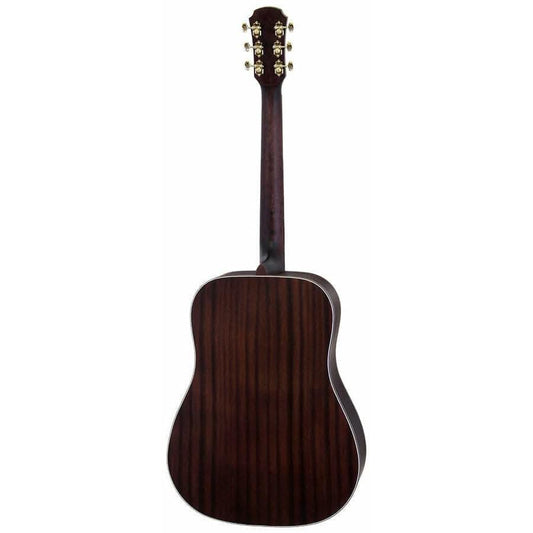 Aria Delta Players Series Dreadnought Acoustic Guitar in Muddy Brown Finish Aria Acoustic Guitars