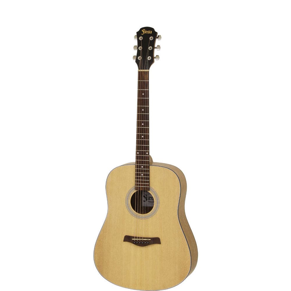Aria Fiesta Series Traveller Acoustic Guitar in Natural Matte Finish Aria Acoustic Guitars