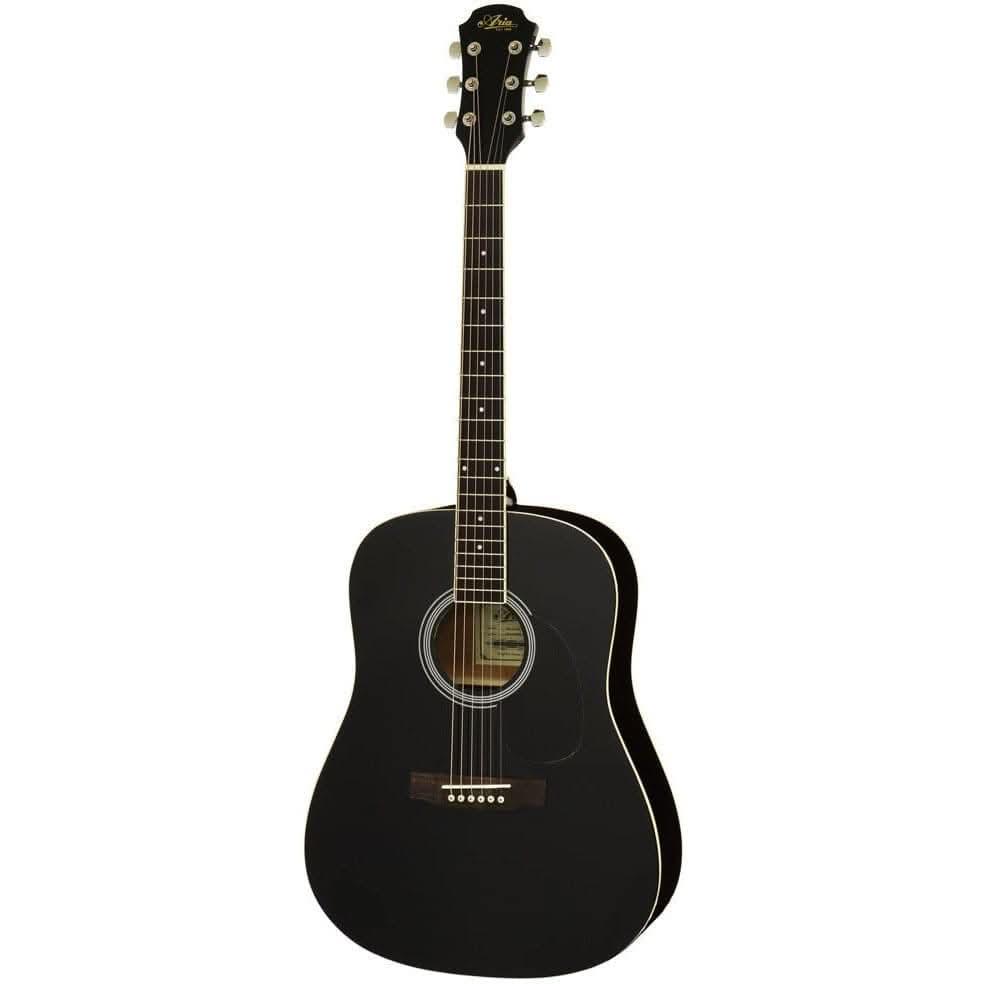 Aria Prodigy Series Acoustic Guitar Package in Black
