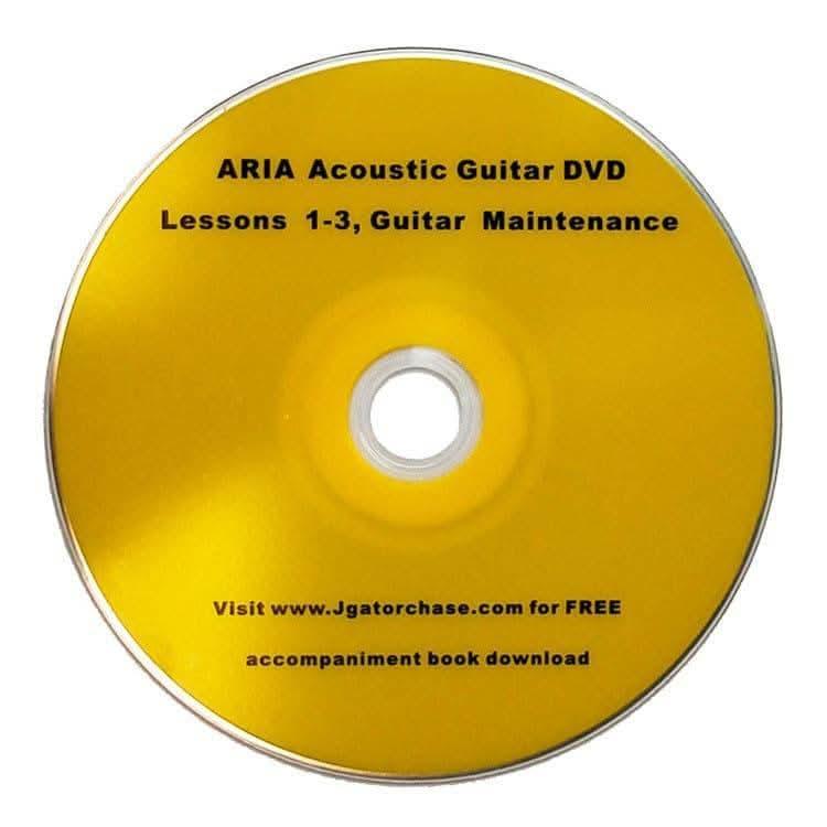 Aria Prodigy Series Acoustic Guitar Package in Black