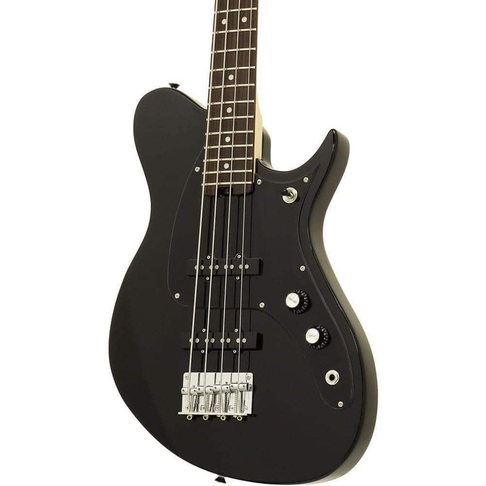 Aria J Series J-B Electric Bass Guitar in Black Aria Bass Guitars