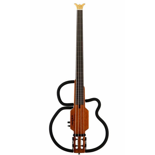 Aria Sinsonido Electric Travel Fretless Bass Guitar Aria Bass Guitars