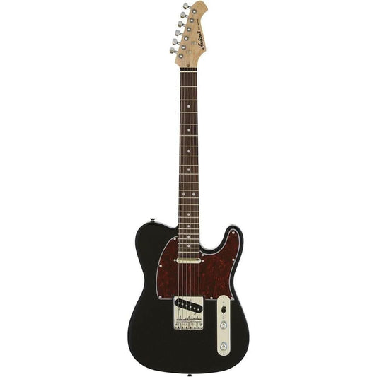 Aria 615 Frontier Series Electric Guitar in Black Aria Electric Guitars