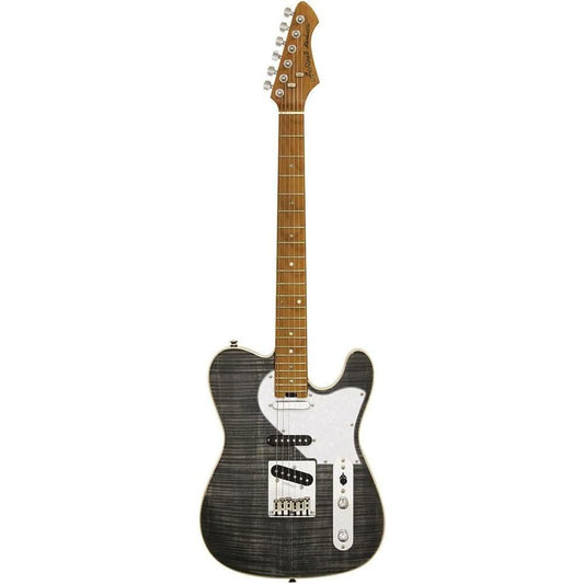 Aria 615-MK2 Nashville Electric Guitar in Black Diamond Gloss Finish Aria Electric Guitars