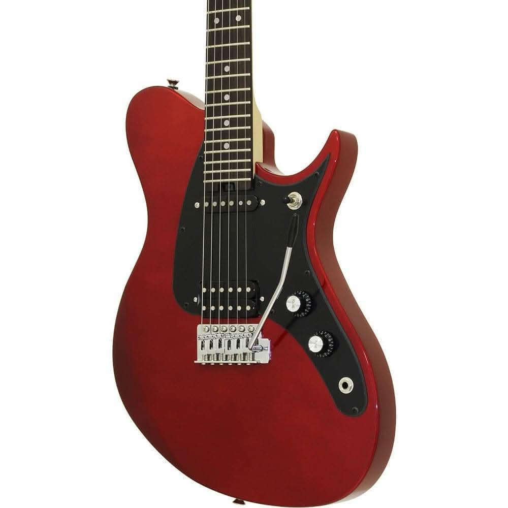 Aria J Series J-1 Electric Guitar in Candy Apple Red
