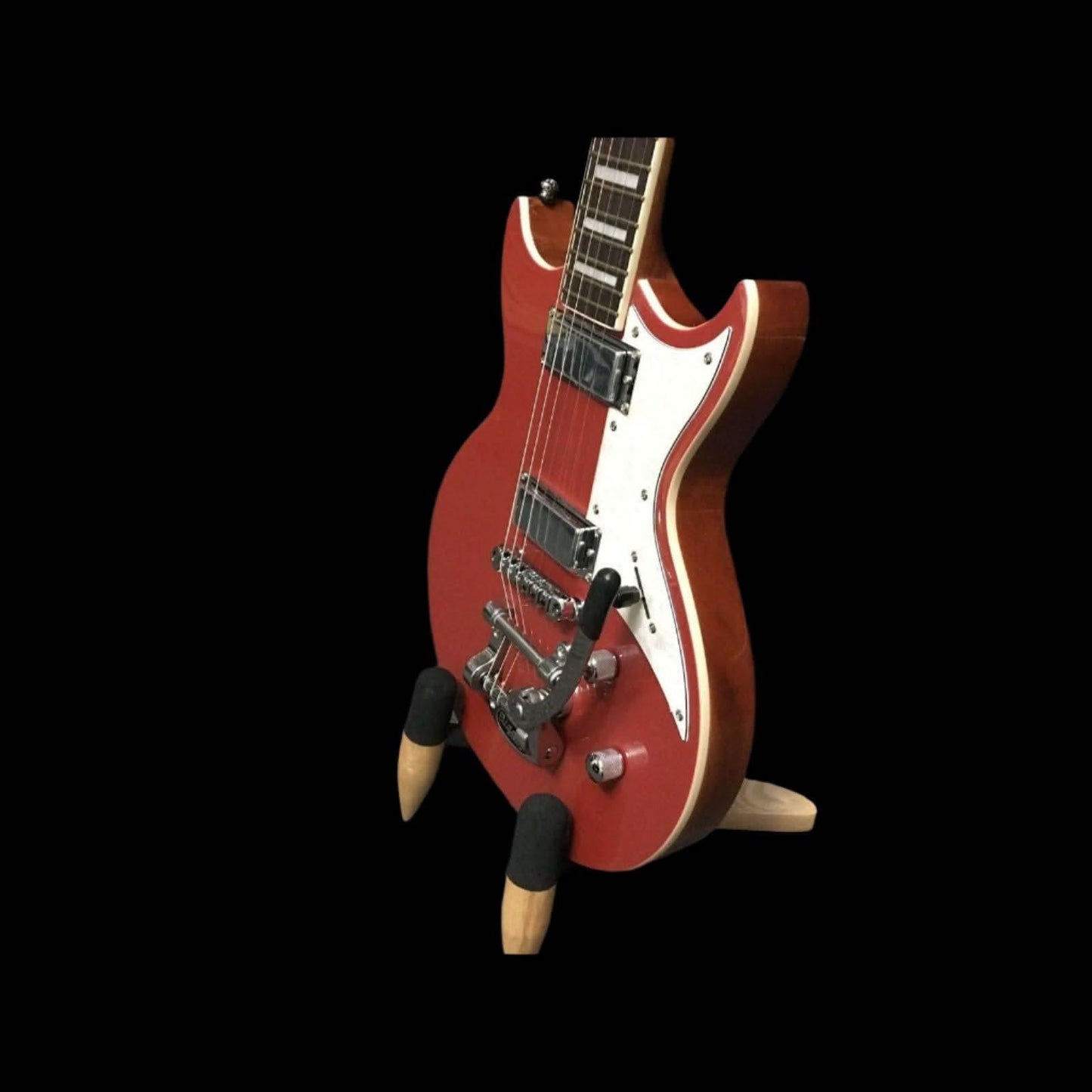 Aria Pro II 212-MK2 Bowery Semi-Hollow Electric Guitar in Cadillac Pink