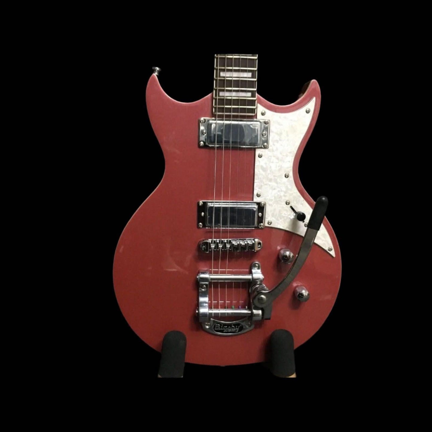 Aria Pro II 212-MK2 Bowery Semi-Hollow Electric Guitar in Cadillac Pink