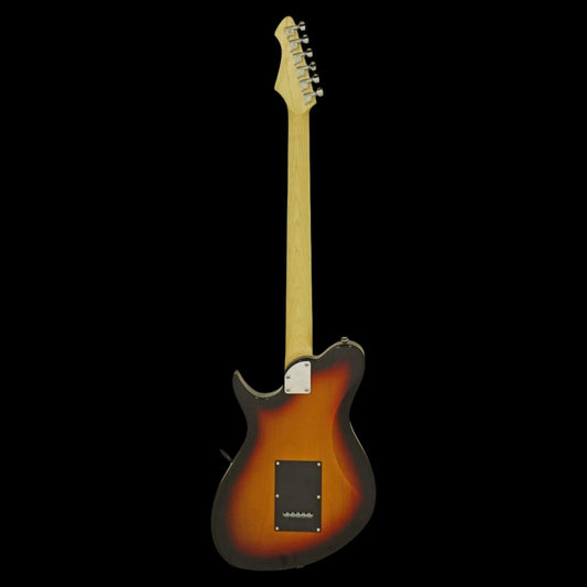 Aria Pro II J-B'Tone Baritone Electric Guitar in 3 Tone Sunburst Aria Electric Guitars