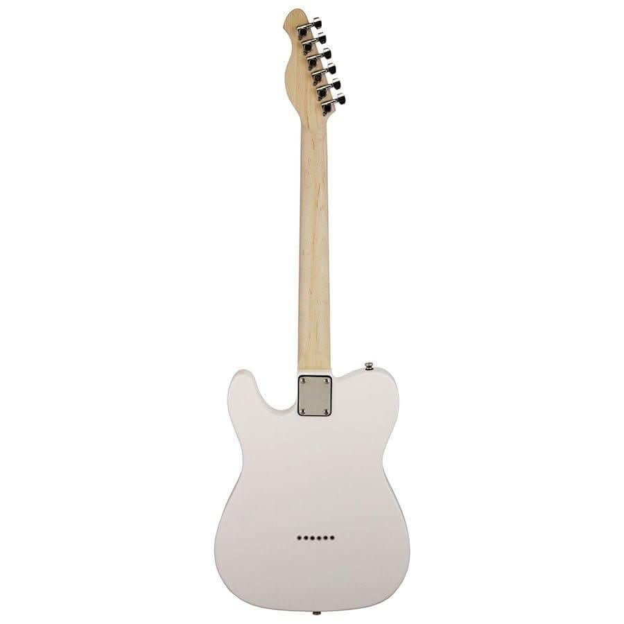 Aria Pro II TEG-Series Electric Guitar in Ivory with White Pickguard