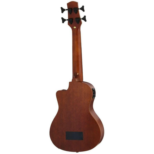 Aria AU-Series Fretless AC/EL Bass Ukulele with Cutaway Aria Ukulele