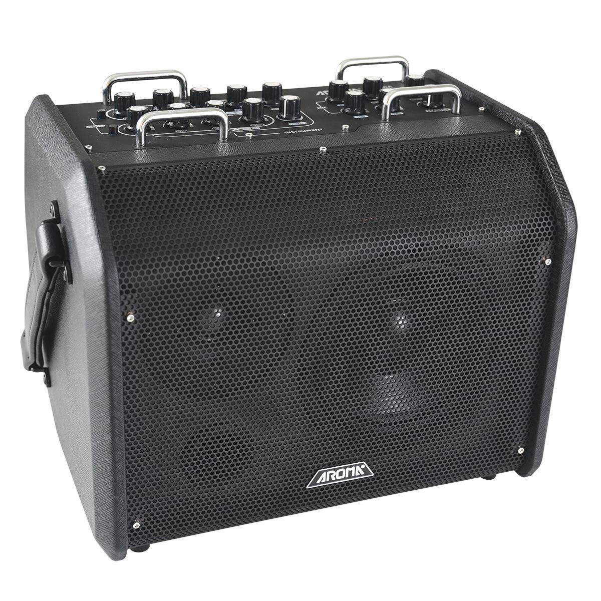 Aroma 80W Acoustic Guitar Rechargeable Amplifier AG80A Aroma Acoustic Amps
