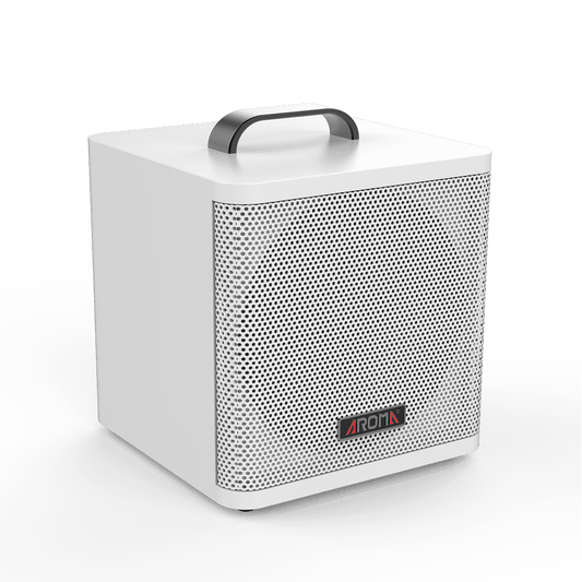 Aroma AG40A 40W Rechargeable Acoustic Guitar Amplifier White Aroma Acoustic Amps