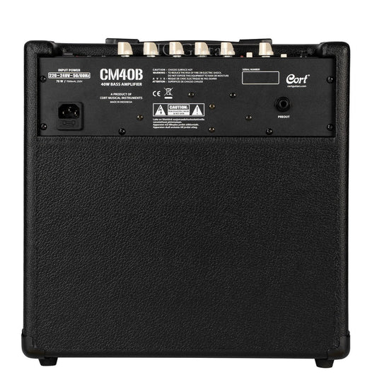Cort CM40B Bass Amplifier Powerful & Compact Cort Bass Amps