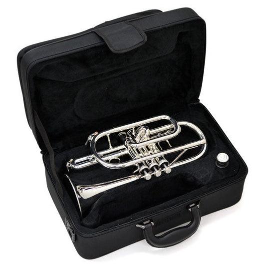 J.Michael CT470S Cornet Bb in Silver Plated Finish Cornet
