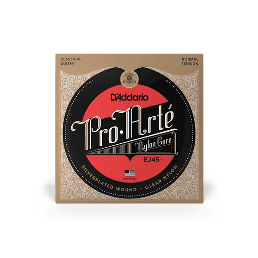 D'ADDARIO EJ45 PRO ARTE NYLON CLASSICAL GUITAR STRINGS D'Addario Classical Guitar Strings