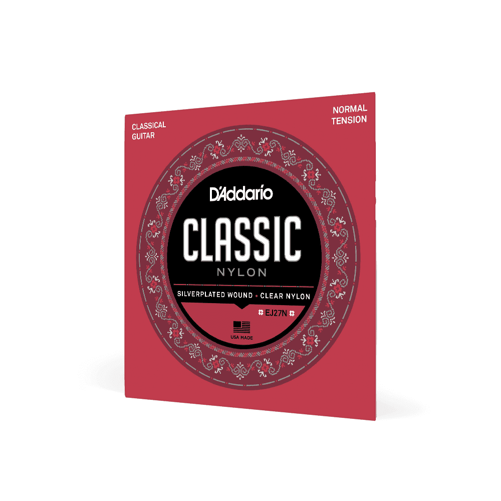 DADDARIO EJ27N CLASSICAL GUITAR STRINGS SET NYLON NORMAL TENSION D'Addario Classical Guitar Strings