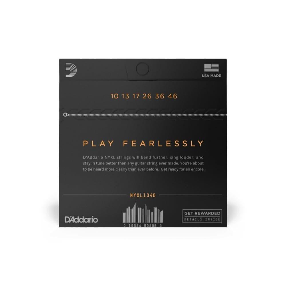 D'Addario NYXL1046 - Strength Core Guitar Strings Light 10-46 D'Addario Electric Guitar Strings