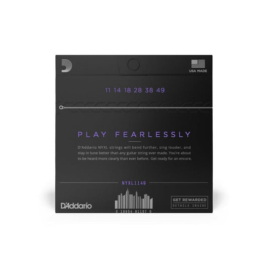 D'Addario NYXL1149 - Strength Core Guitar Strings Light 11-49 D'Addario Electric Guitar Strings