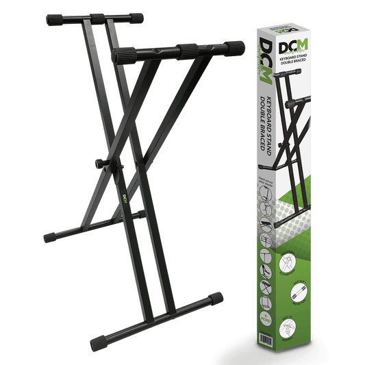 DCM KXDD01 Keyboard Stand Double Braced DCM Keyboard Stands