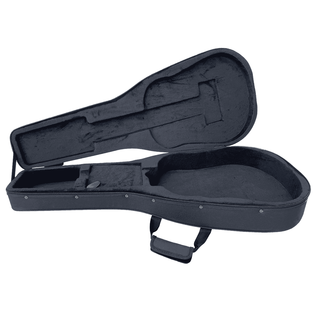 DCM Premium PFD Polyfoam Lightweight Dreadnought Guitar Case Black DCM Poly-Foam Cases