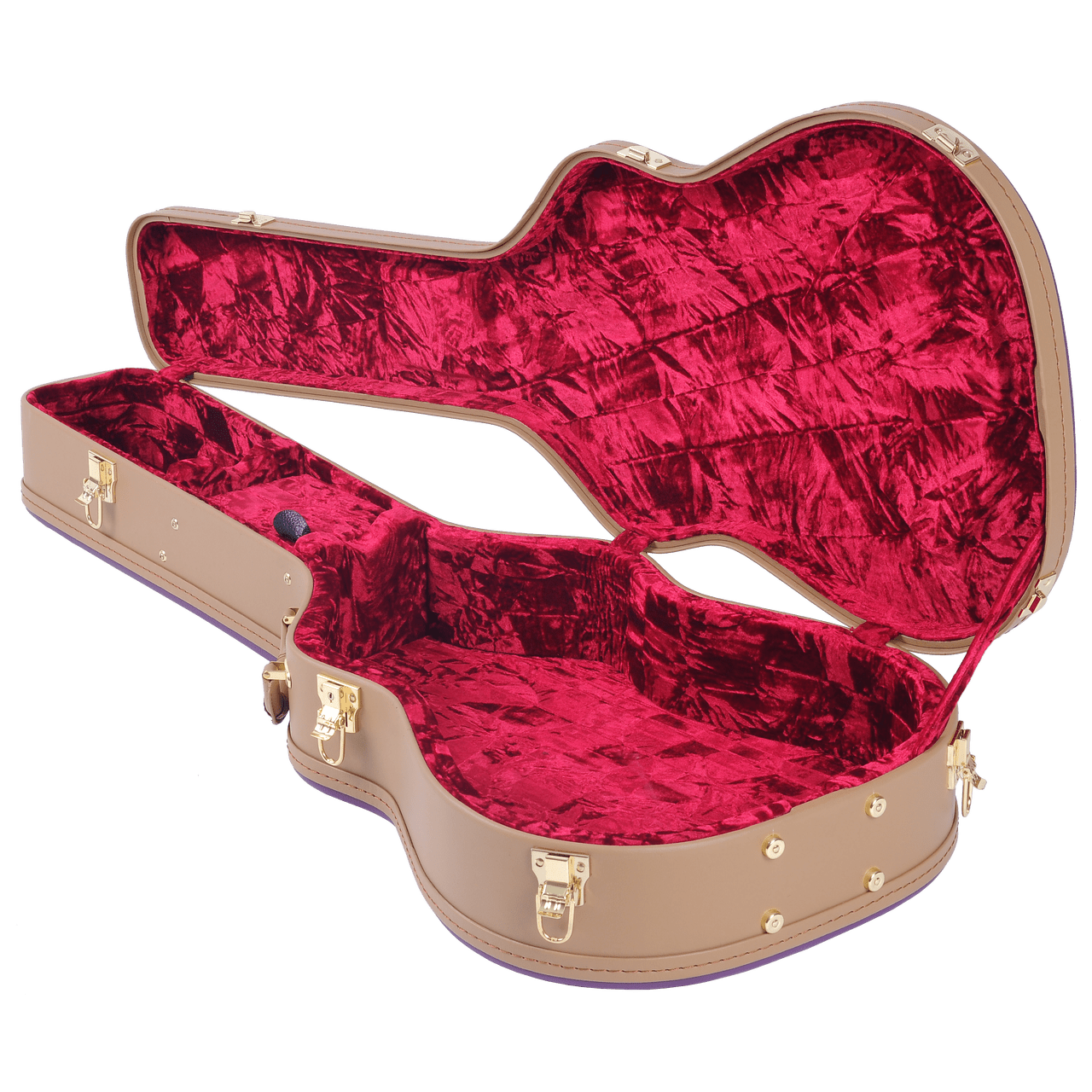 DCM Premium TNBR Dreadnought Case - Tan / Brown DCM Poly-Foam Cases