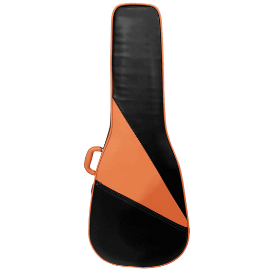 DCM Deluxe DXDO Black / Orange Lightweight Foam Dreadnought Guitar Case DCM Poly-Foam