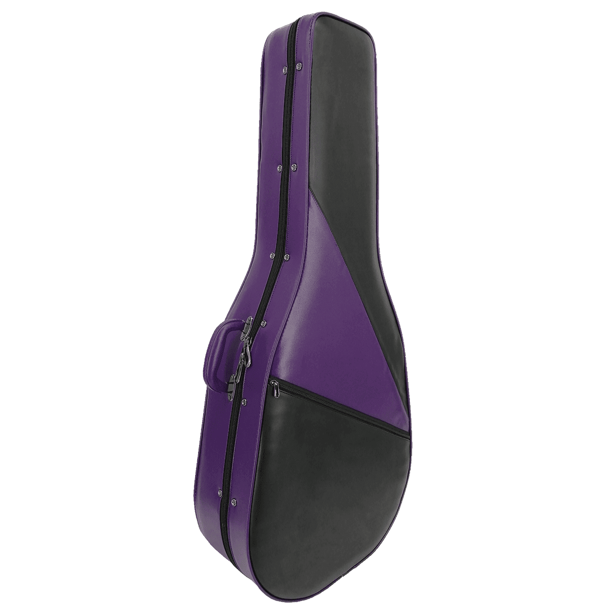 DCM Deluxe DXDP Black / Purple Lightweight Foam Dreadnought Guitar Case