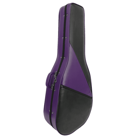 DCM Deluxe DXDP Black / Purple Lightweight Foam Dreadnought Guitar Case DCM Poly-Foam