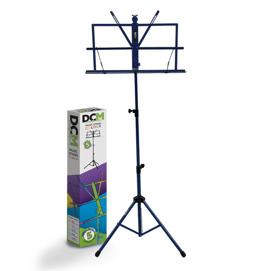 DCM BS01-BL Music Stand Blue inc Carry Bag DCM Sheet Music Stand