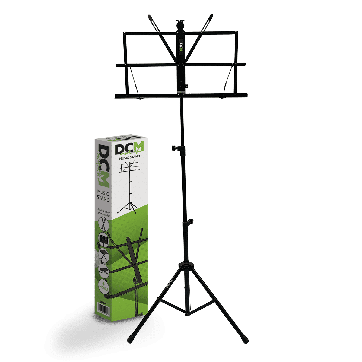 DCM BS01 Music Stand Black inc Carry Bag DCM Sheet Music Stand