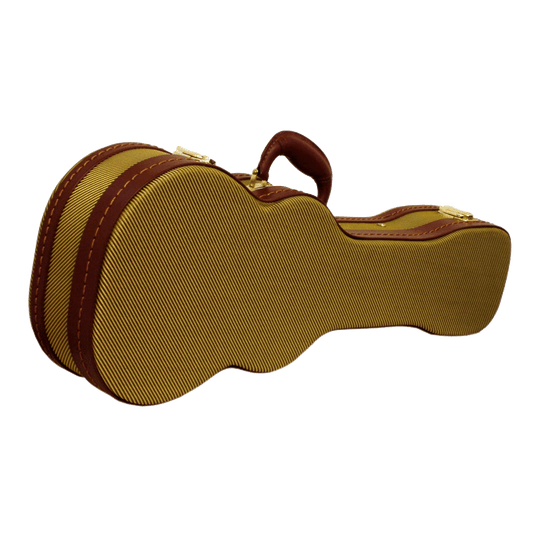 DCM VTW-S Soprano Uke Wood Case Tweed DCM Ukulele Cases & Bags