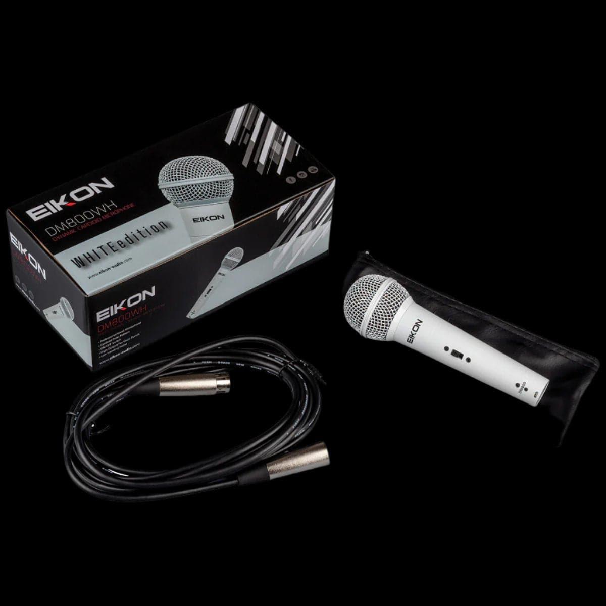 Eikon DM800WH Dynamic Vocal Mic - Clear, Feedback-Free Sound Eikon Microphone