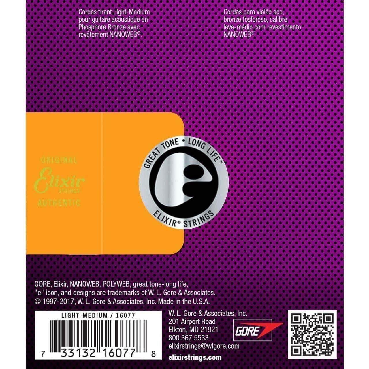 Acoustic Guitar Strings Elixir GIG Guitars