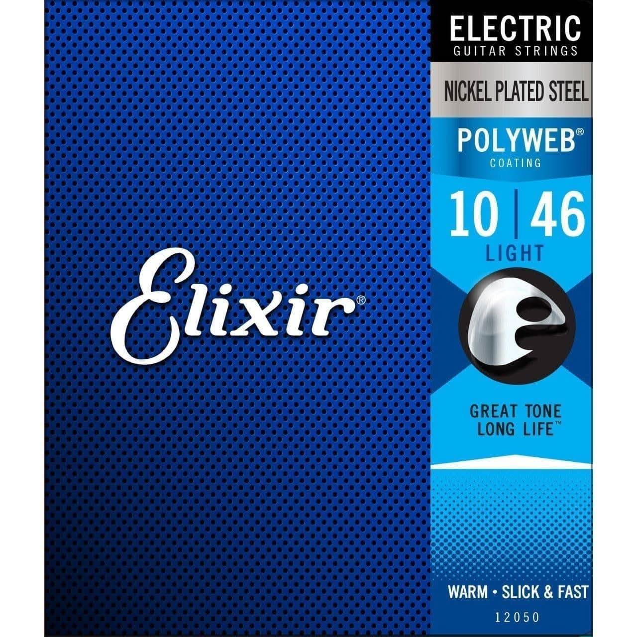 Elixir 12050 Polyweb Electric Light 10-46 Elixir Electric Guitar Strings