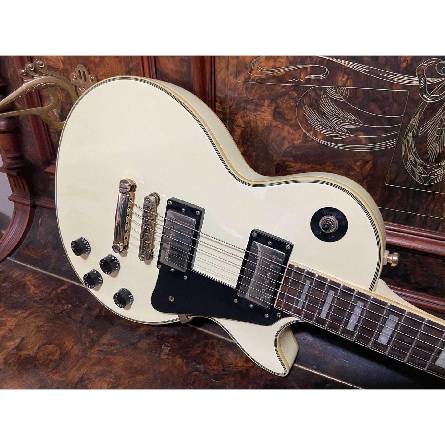2008 EPIPHONE LES PAUL CUSTOM - ALPINE WHITE