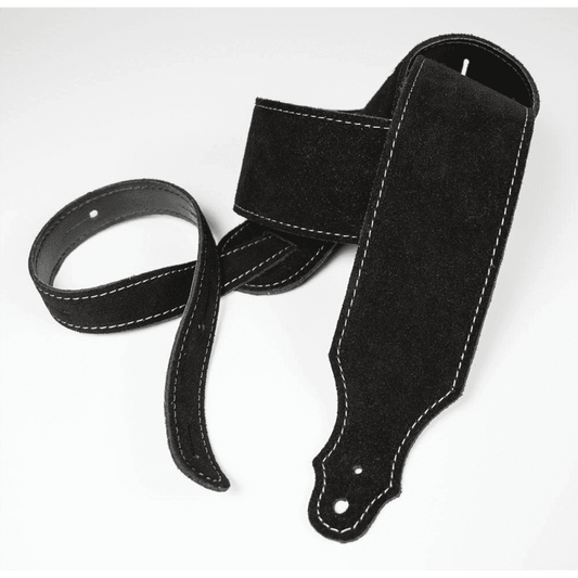 Franklin 2.5" Black Purist Suede Strap with Buck Backing Franklin Straps