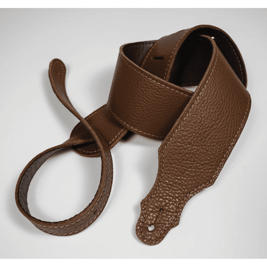 Franklin 2.5" Caramel Purist Leather Strap with Buck Backing Franklin Straps