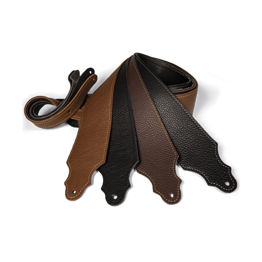 Franklin 2.5" Caramel Purist Leather Strap with Buck Backing Franklin Straps