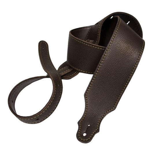 Franklin 2.5" Chocolate Purist Leather Strap with Buck Backing Franklin Straps