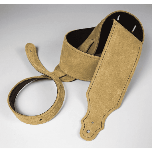 Franklin 2.5" Honey Purist Suede Strap with Buck Backing Franklin Straps