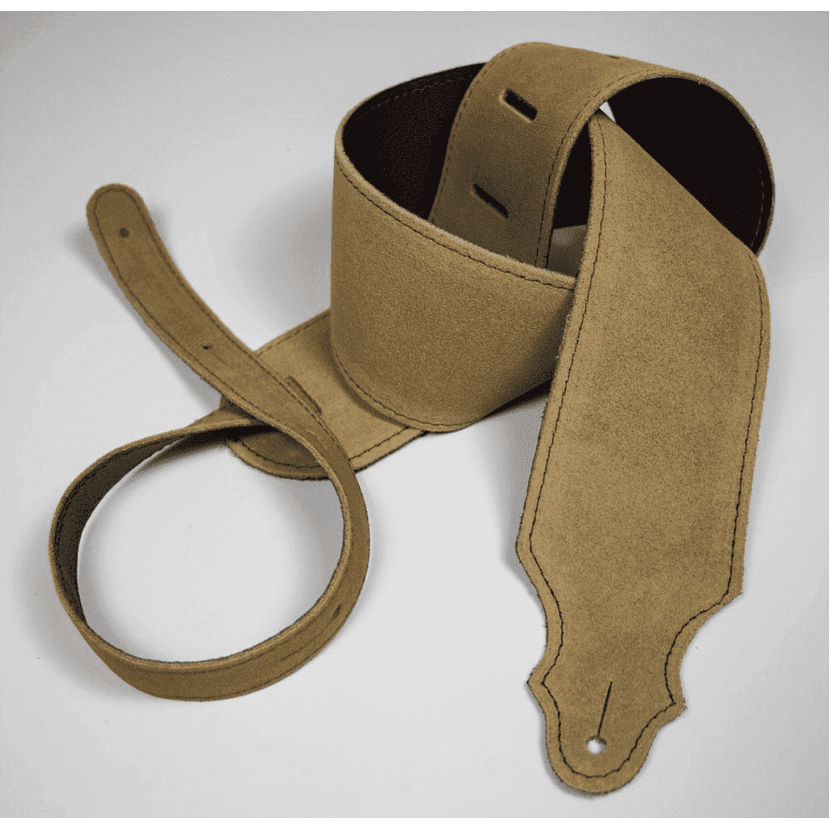 Franklin 3" Honey Purist Suede Strap with Buck Backing Franklin Straps