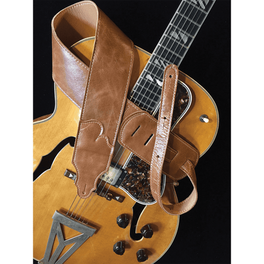 Franklin 3" Jackson Hole Cognac Aged Leather Strap Franklin Straps