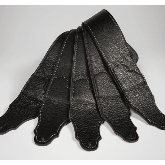 Franklin Original 2.5" Black Glove Leather with Black Stitching Franklin Straps